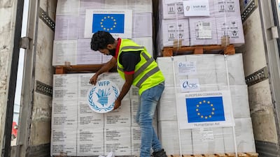 Five lorries were loaded on Wednesday and another three will be prepared tomorrow