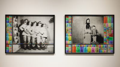 Maximum Alert and La Strada from Lost Images 2 Series by Ammar al-Beik. Photo: Ayyam Gallery