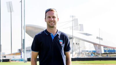 Craig Henderson played for Team Wellington during the club's first season and is now head of football at Abu Dhabi Cricket. Leslie Pableo for The National
