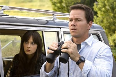 Zooey Deschanel and Mark Wahlberg starred in 2008's The Happening. Photo: 20th Century Studios