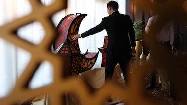 The staff at Park Regis Kris kin in Bur Dubai get ready for Ramadan. Dubai. Chris Whiteoak / The National