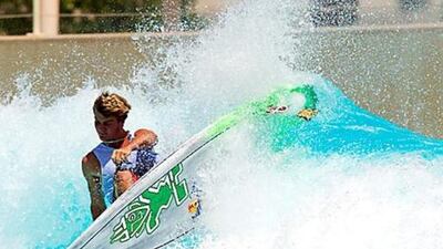 Zane Schweitzer is excited to be participating at the Abu Dhabi All-Star Grand Slam stand-up paddleboard event at Yas Island. Courtesy Rawaj PR