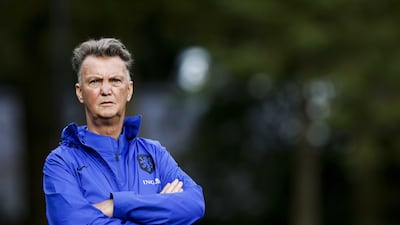 Netherlands manager Louis van Gaal. EPA