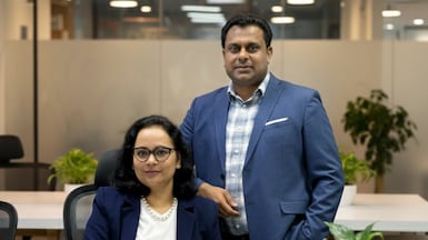 The husband and wife team, who are from New Delhi, focus on different areas of the business. Photo: Supplied