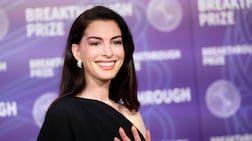 Anne Hathaway’s use of the popular Arabic expression drew praise online. Reuters