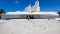 Zayed National Museum, with its falcon-inspired facade and lush landscaping, is deemed one of the most beautifully designed museums in the world. Victor Besa / The National