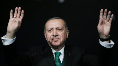 Turkish president Recep Tayyip Erdogan says the European Union must keep its promises to Ankara. Yasin Bulbul / Pool Photo via AP