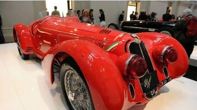 Enzo Ferrari helped develop the straight eight engine in the 8C. AFP
