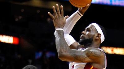 LeBron James, right, and the Miami Heat are looking good at what has been an erratic start to the season by the other teams.