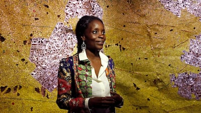 Nana Oforiatta Ayim is working on a project to create a mobile museum that can be packed on to the back of a lorry and toured across her native Ghana. AP