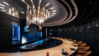 The 14-seater omakase restaurant Smoked Room is located within Lena by Dani Garcia at St Regis Gardens in Palm Jumeirah. Photo: Smoked Room
