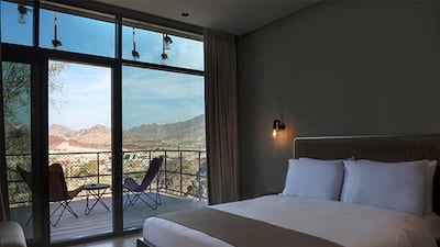 Each lodge at the Damani Lodges Resort in Hatta is well-equipped. Courtesy Meraas