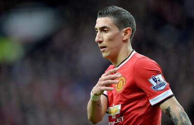 Angel di Maria lasted only one season at Manchester United before joining Paris Saint-Germain. EPA