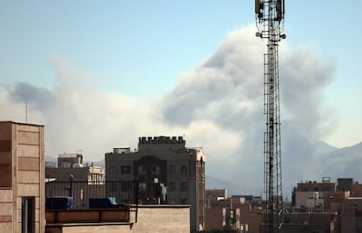 Air strikes in central Tehran. A joint Israeli-US military operation continues to target sites across Iran. EPA