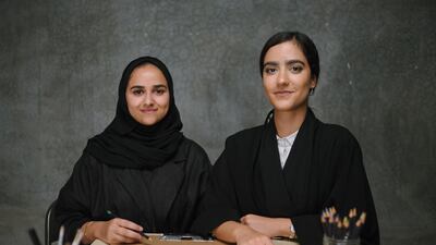 Salwa Al Khudairi and Nada Al Mulla. Courtesy Department of Culture and Tourism - Abu Dhabi