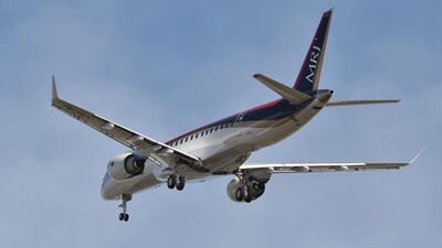 The Mitsubishi Regional Jet is Japan's first home-built passenger plane in more than 50 years. Today it set off from Japan en route to America for testing.
