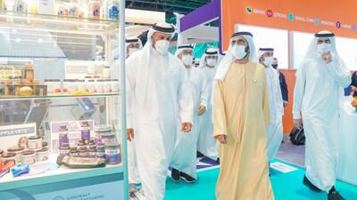 The Ruler of Dubai was joined by Sheikh Maktoum bin Mohammed, Deputy Ruler of Dubai.