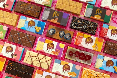 Fix's range of chocolates is constantly growing, with more flavours in development. Photo: Fix Dessert Chocolatier