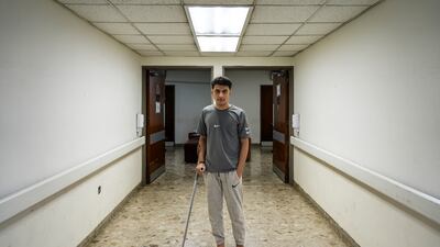 Iraq welcomed the first batch of Palestinians wounded in the Israel-Gaza war. All photos: Aymen Al-Ameri / The National