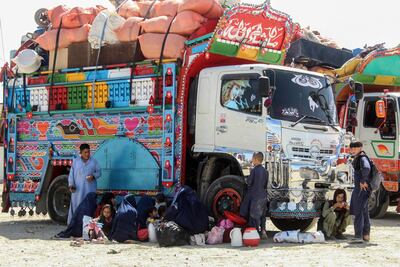 Afghan refugees have been forced to leave Pakistan even after the earthquake, exacerbating strains on the country. AFP