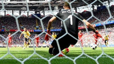 Eden Hazard of Chelsea and Belgium: 41 scored from 48 = 85.41 conversion rate. Getty Images