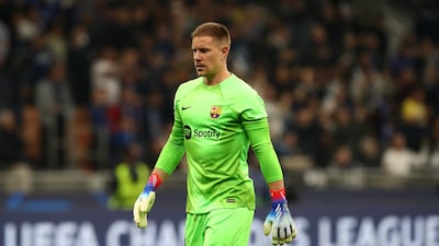 BARCELONA PLAYER RATINGS: Marc-Andre Ter Stegen – 6. Tipped a sixth-minute Calhanoglu shot over, but was well beaten from outside the area by the same player just before the break. Only conceded four goals all season before Tuesday night. Getty