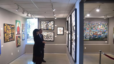 The museum's collection comprises photographs, works of art, costumes, embroidery and modern installations. Hector Retamal / AFP