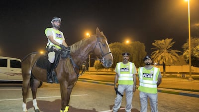 Mounted police hit the streets of Abu Dhabi, ensuring no criminal is safe