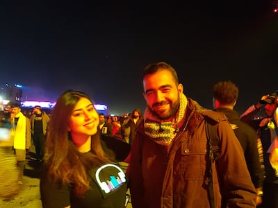 L-R: Lubna Ali and Kinan Khalid. Photo: Saeed Saeed/The National