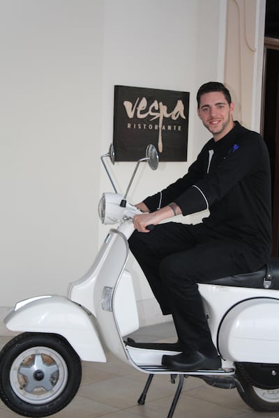 Chef Luca Edoardo Napoleone Courtesy Vespa