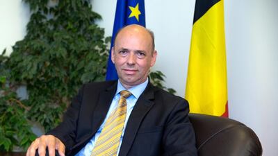 The new Belgian ambassador to the UAE, Peter Claes. Victor Besa / The National