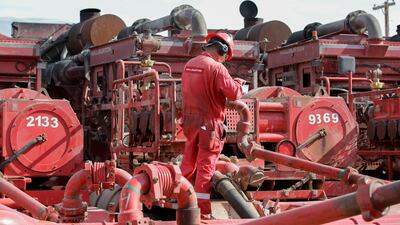Halliburton said it has 'immediately' suspended future business in Russia as the company complies with sanctions that prohibit transactions and work. AP