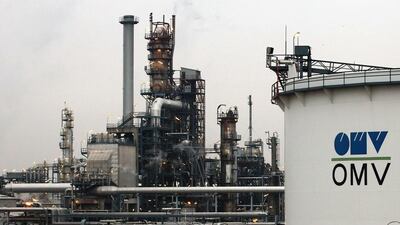 An Austrian energy group OMV refinery in Schwechat, Austria. The firm has signed an agreement with Adnoc. Heinz-Peter Bader / Reuters