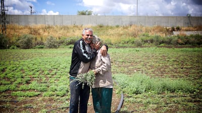 Fayez Taneeb, West Bank, 2016. "We’re surrounded on three sides by the wall and factories. This is my ancestral land, but in 2002, they took 60 per cent of what I own. No one can understand the relationship between me, my land and my trees that they uprooted. They’re killing themselves, really, as this is one of the purest water springs and they’re polluting it. I’ve been arrested, beaten, buried, had the farm deemed a military zone... you name it. After years, they gave up, and let us plant. The only thing I need Israel for are bees to pollinate my crops. Everything else comes from the ground. God created us from the soil and we bury our dead in the soil. You can’t get more of a stronger link between man and land." Photo: Lalage Snow