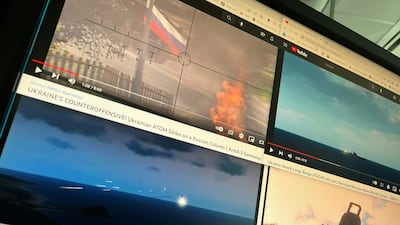 Clips from Arma 3 uploaded on to YouTube. Media broadcasters have been duped by some of the fake footage. AFP