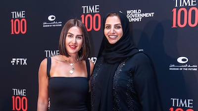 Panafshi Shamani and Dr Aisha.