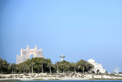 View of the Presidential Palace in Abu Dhabi on a clear day. Khushnum Bhandari for The National