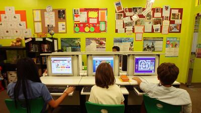 Learning to code is a logical next step for young computer gamers. (Pawan Singh / The National)