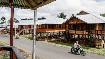 Interested buyers can either choose the ones on display, but houses can be customised according to their specifications. Putu Sayoga / Getty Images