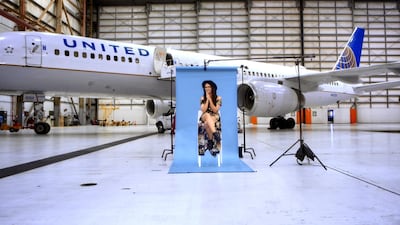 Founded in 1926, American-based United Airlines #herarthere project is a move to make women's art more visible. Courtesy United Airlines
