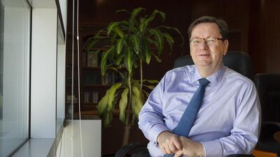 Alex Thursby, CEO of National Bank of Abu Dhabi. Mona Al-Marzooqi/ The National