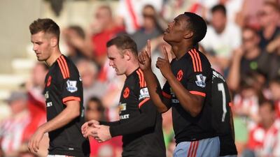 Sunderland are evidently vulnerable as Wayne Rooney, centre, and Anthony Martial, right, will be looking to add to their goal tallies as United bid to keep their prospects of Champions League qualification alive. Reuters / Tony O'Brien