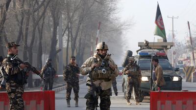 At least six people were killed in a suicide attack near Afghanistan's national intelligence agency in Kabul today. Omar Sobhani / Reuters