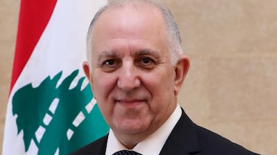 Lebanon's Interior Minister Mohammed Fahmi posing for an official picture at the presidential palace in Baabda, on January 22, 2020 . Dalati and Nohra/AFP