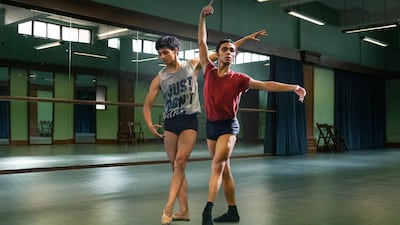 Manish Chauhan, left, stars in the new Netflix original film 'Yeh Ballet'. Netflix