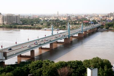 File photo. A Nile bridge in Khartoum, Sudan's capital. EPA