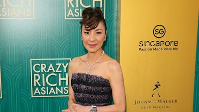 Michelle Yeoh in Armani Prive