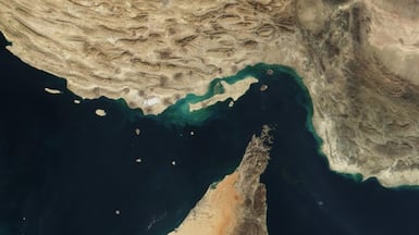 The Strait of Hormuz is a major route for shipping in the Middle East, particularly for tankers carrying oil to global markets. Nasa
