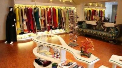 A selection of clothes at Tima Fashion Galleria on Jumeirah Beach Road in Dubai. Pawan Singh / The National