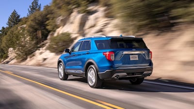 The Ford Explorer returns impressive fuel economy, and offers 2486 litres of stowage room with the rear seats folded flat, plus an extra 123 litres of stowage room in the cabin